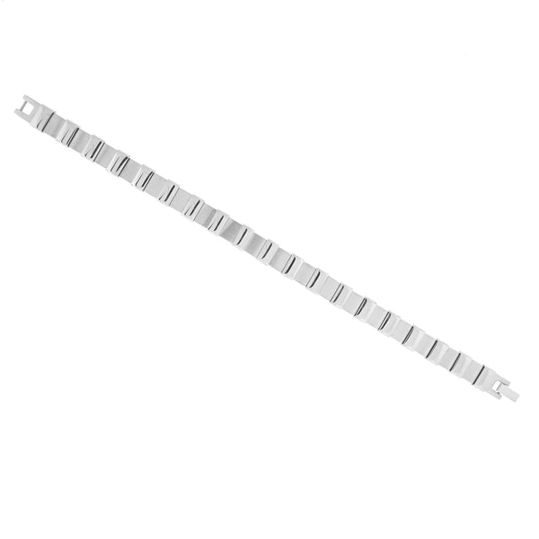 Polished Stainless Steel Link Bracelet