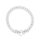 Large Chainlink Braclet with Diamond Toggle
