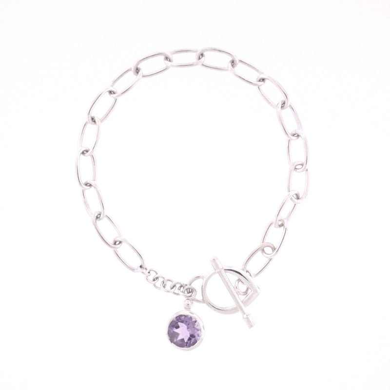 Bracelet Amethyst & Sterling Silver 