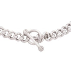 Men's Diamond Toggle Bracelet Large Chain Link