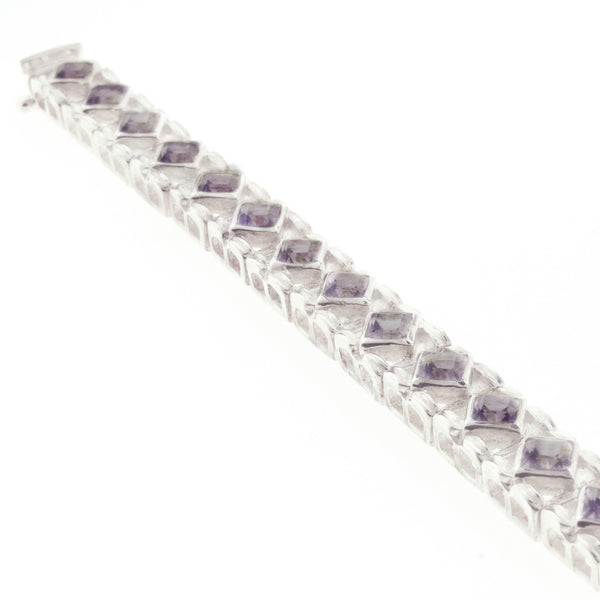 Bracelet Amethyst and Sterling Silver 